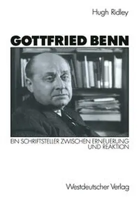 Ridley |  Gottfried Benn | eBook | Sack Fachmedien