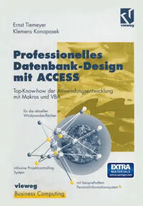 Konopasek |  Professionelles Datenbank-Design mit ACCESS | eBook | Sack Fachmedien