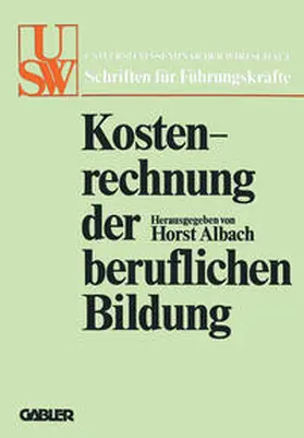 Albach |  Kostenrechnung der beruflichen Bildung | eBook | Sack Fachmedien