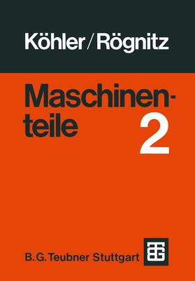 Köhler |  Maschinenteile | Buch |  Sack Fachmedien