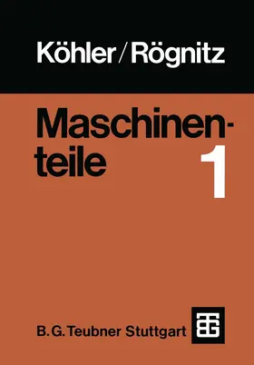 Köhler |  Maschinenteile | Buch |  Sack Fachmedien