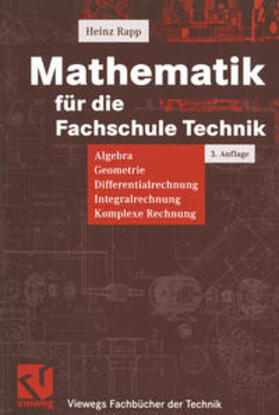 Rapp |  Mathematik für die Fachschule Technik | eBook | Sack Fachmedien