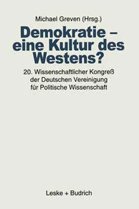 Greven |  Demokratie — eine Kultur des Westens? | eBook | Sack Fachmedien