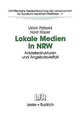 Pätzold / Röper |  Lokale Medien in NRW | eBook | Sack Fachmedien