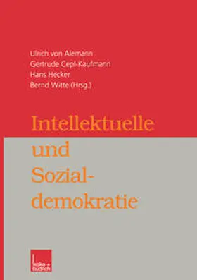 Alemann / Cepl-Kaufmann / Hecker |  Intellektuelle und Sozialdemokratie | eBook | Sack Fachmedien