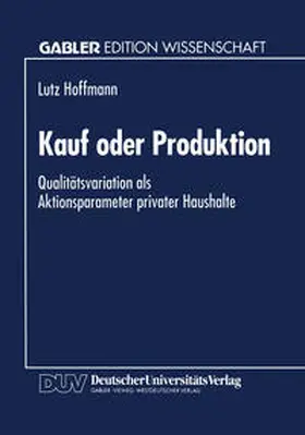  Kauf oder Produktion | eBook | Sack Fachmedien