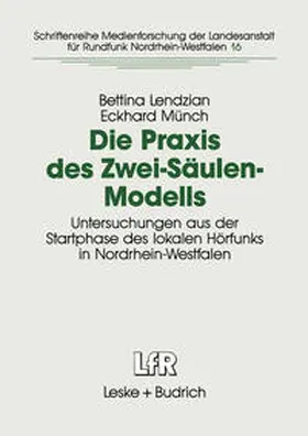 Lendzian / Münch |  Die Praxis des Zwei-Säulen-Modells | eBook | Sack Fachmedien