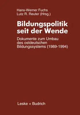 Fuchs |  Bildungspolitik seit der Wende | eBook | Sack Fachmedien