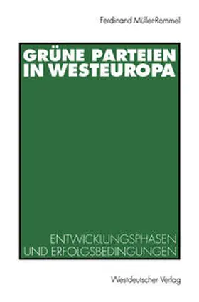  Grüne Parteien in Westeuropa | eBook | Sack Fachmedien