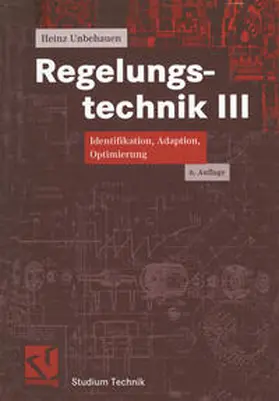 Unbehauen |  Regelungstechnik III | eBook | Sack Fachmedien