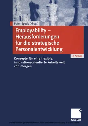 Speck |  Employability — Herausforderungen für die strategische Personalentwicklung | eBook | Sack Fachmedien