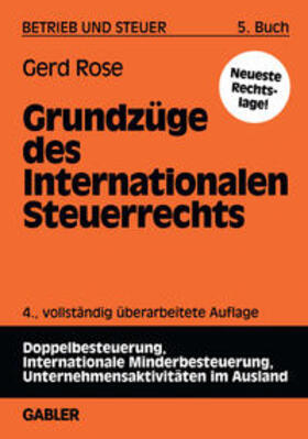 Rose |  Grundzüge des Internationalen Steuerrechts | eBook | Sack Fachmedien