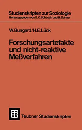 Lück |  Forschungsartefakte und nicht-reaktive Meßverfahren | eBook | Sack Fachmedien