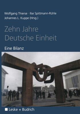 Thierse |  Zehn Jahre Deutsche Einheit | Buch |  Sack Fachmedien