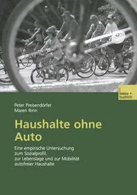 Preisendörfer / Rinn |  Haushalte ohne Auto | eBook | Sack Fachmedien