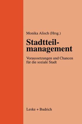 Alisch |  Stadtteilmanagement | Buch |  Sack Fachmedien