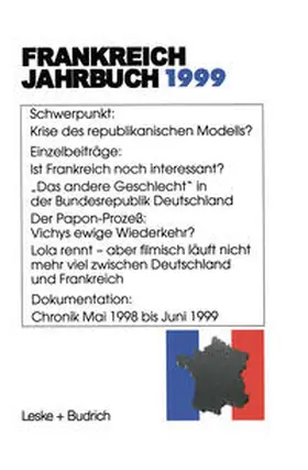 Albertin / Asholt / Bock |  Frankreich-Jahrbuch 1999 | eBook | Sack Fachmedien