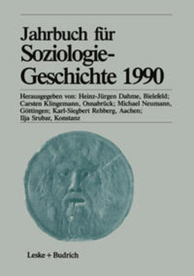 Dahme / Klingemann / Neumann |  Jahrbuch für Soziologiegeschichte 1990 | eBook | Sack Fachmedien