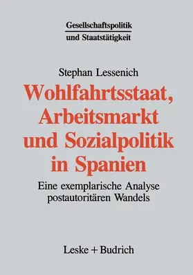 Wohlfahrtsstaat, Arbeitsmarkt und Sozialpolitik in Spanien | Buch | 978-3-322-95766-5 | sack.de