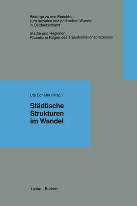 Schäfer |  Städtische Strukturen im Wandel | Buch |  Sack Fachmedien