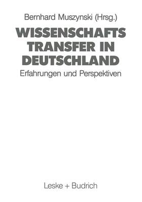 Muszynski |  Wissenschaftstransfer in Deutschland | Buch |  Sack Fachmedien