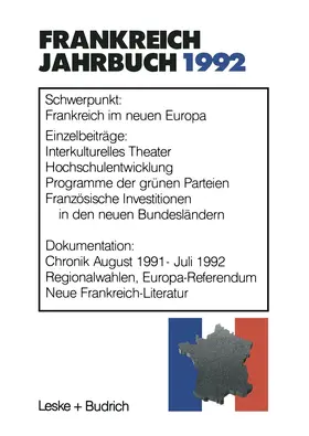  Frankreich-Jahrbuch 1992 | Buch |  Sack Fachmedien