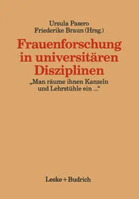 Pasero |  Frauenforschung in universitären Disziplinen | eBook | Sack Fachmedien