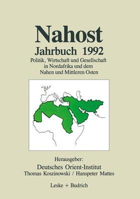  Nahost Jahrbuch 1992 | Buch |  Sack Fachmedien