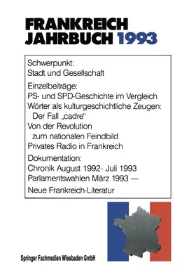  Frankreich-Jahrbuch 1993 | Buch |  Sack Fachmedien