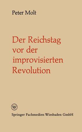 Molt |  Der Reichstag vor der improvisierten Revolution | Buch |  Sack Fachmedien