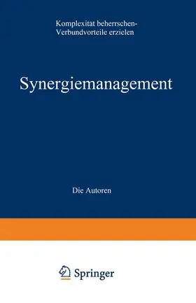  Synergiemanagement | Buch |  Sack Fachmedien