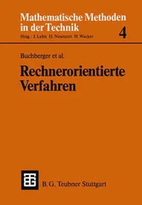 Kutzler / Feilmeier / Kratz |  Rechnerorientierte Verfahren | eBook | Sack Fachmedien