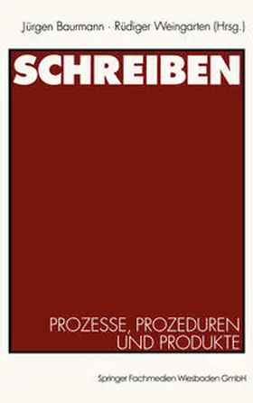 Baurmann / Weingarten |  Schreiben | eBook | Sack Fachmedien