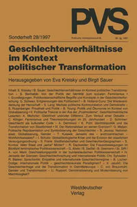 Kreisky / Sauer |  Geschlechterverhältnisse im Kontext politischer Transformation | eBook | Sack Fachmedien