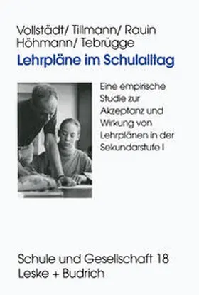 Vollstädt / Tillmann / Rauin | Lehrpläne im Schulalltag | E-Book | sack.de