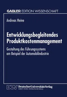  Entwicklungsbegleitendes Produktkostenmanagement | eBook | Sack Fachmedien