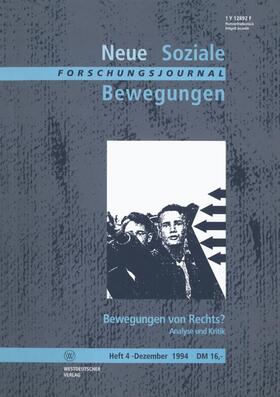 Klein / Leif / Legrand |  Forschungsjournal Neue Soziale Bewegungen | Buch |  Sack Fachmedien