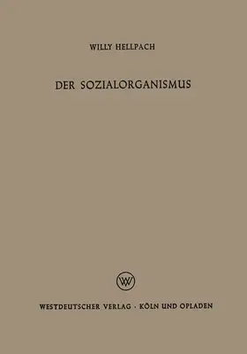 Hellpach |  Der Sozialorganismus | Buch |  Sack Fachmedien