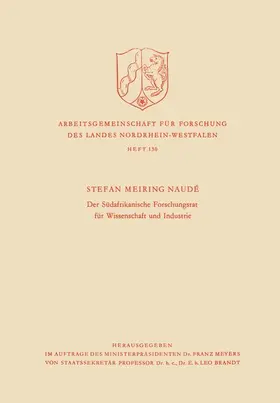 Naudé |  Der Südafrikanische Forschungsrat für Wissenschaft und Industrie | Buch |  Sack Fachmedien