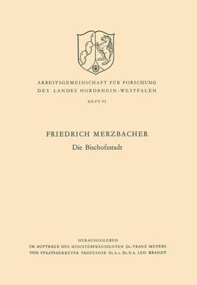 Merzbacher |  Die Bischofsstadt | Buch |  Sack Fachmedien