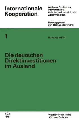 Seifert |  Die deutschen Direktinvestitionen im Ausland | Buch |  Sack Fachmedien