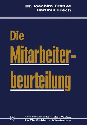 Franke |  Die Mitarbeiterbeurteilung | Buch |  Sack Fachmedien