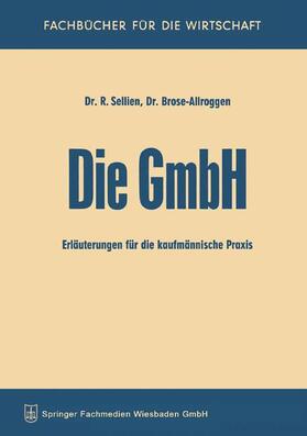 Sellien |  Die GmbH | Buch |  Sack Fachmedien