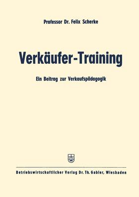 Scherke |  Verkäufer-Training | Buch |  Sack Fachmedien