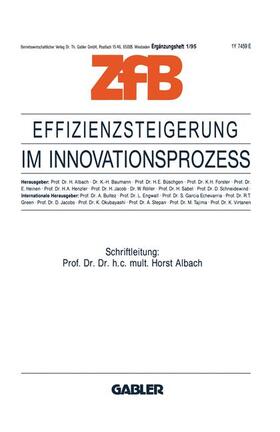 Albach |  Effizienzsteigerung im Innovationsprozeß | Buch |  Sack Fachmedien