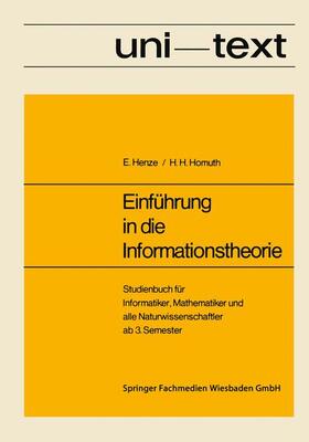 Homuth / Henze |  Einführung in die Informationstheorie | Buch |  Sack Fachmedien