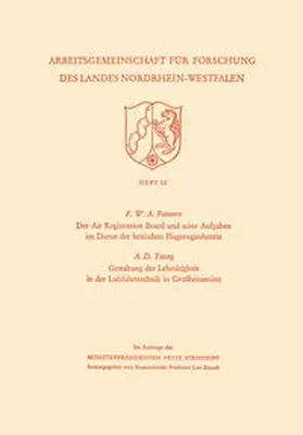 Patmore | Der Air Registration Board und seine Aufgaben im Dienst der britischen Flugzeugindustrie | E-Book | sack.de