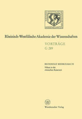 Merkelbach |  Nikaia in der römischen Kaiserzeit | eBook | Sack Fachmedien