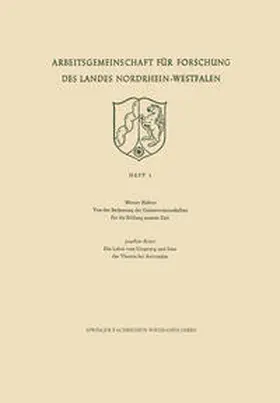 Richter |  Von der Bedeutung der Geisteswissenschaften für die Bildung unserer Zeit / Die Lehre vom Ursprung und Sinn der Theorie bei Aristoteles | eBook | Sack Fachmedien