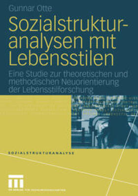 Otte |  Sozialstrukturanalysen mit Lebensstilen | eBook | Sack Fachmedien